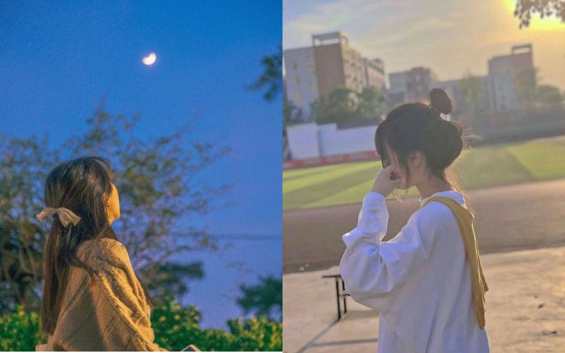 Gái xinh che mặt ảnh avatar đẹp cho con gái